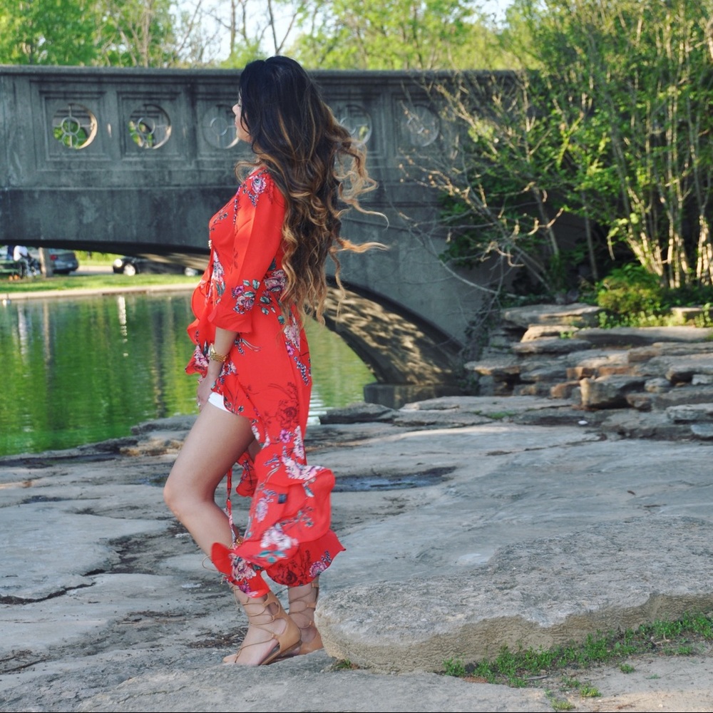 Fashion Nova dress cardigan summer beach coverup maxi skirt dress flowy spring